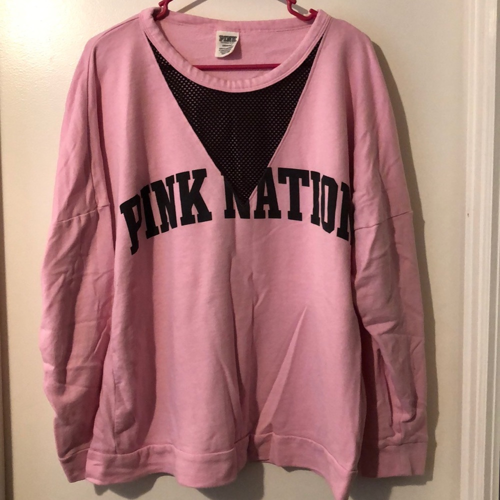 Victoria Secret Pink- Light Pink sweatshirt